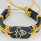 Leather bracelet with Stone Bee