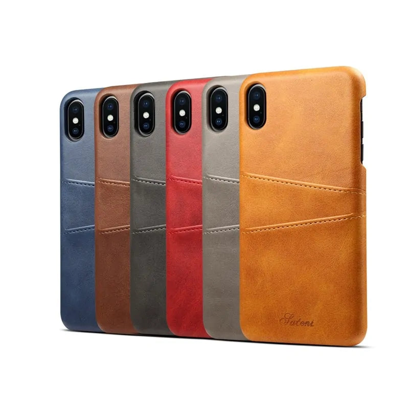 Luxury Leather iPhone Back Cover