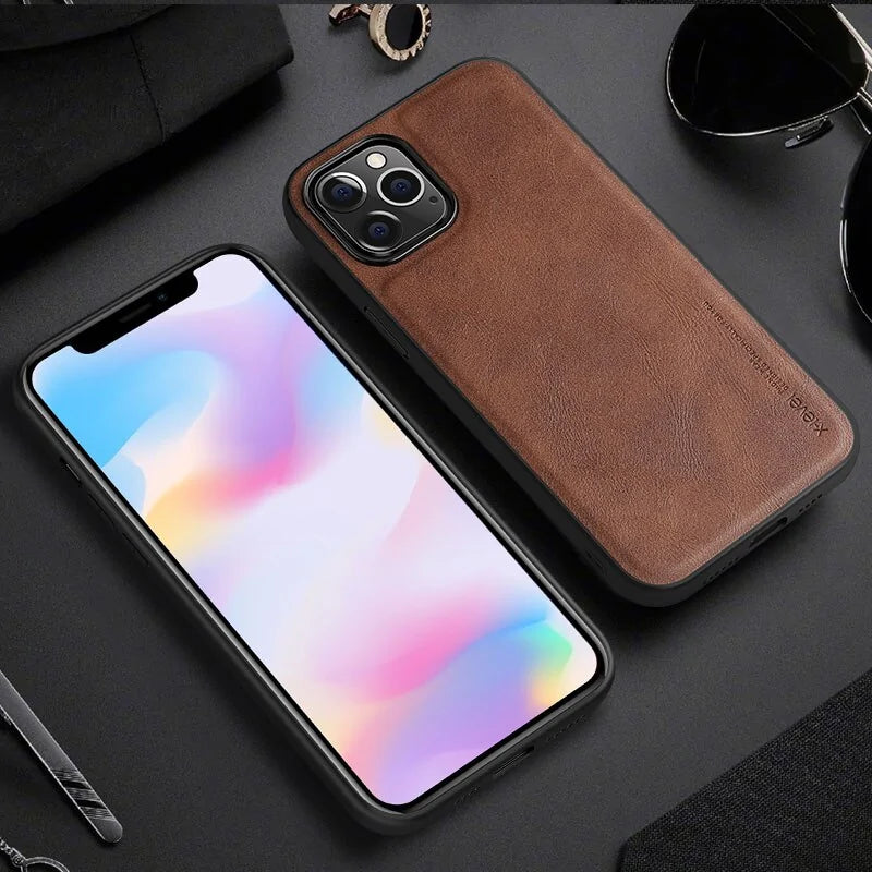 Leather Phone Case For iPhone12