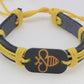 Leather bracelet with Stone Bee