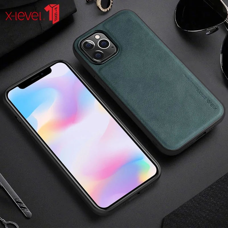 Leather Phone Case For iPhone12