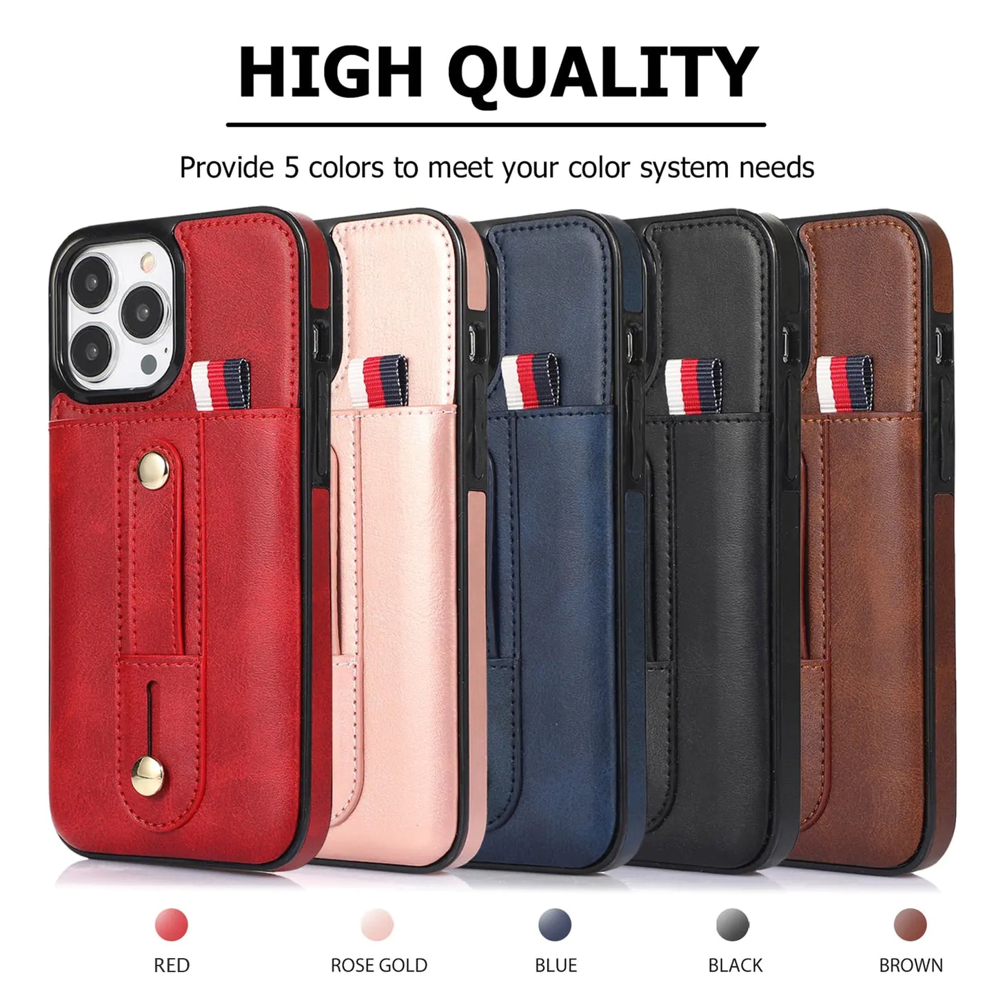 Genuine Leather Cardholder Phone Case