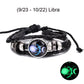 12 Zodiac Signs Leather Bracelet