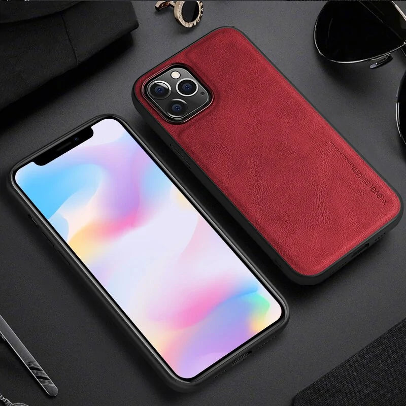 Leather Phone Case For iPhone12