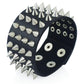 Faux Leather Spikes Bracelet