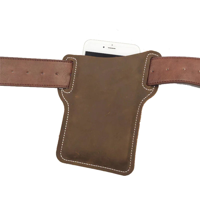 Vegan Leather Phone Case For Belt