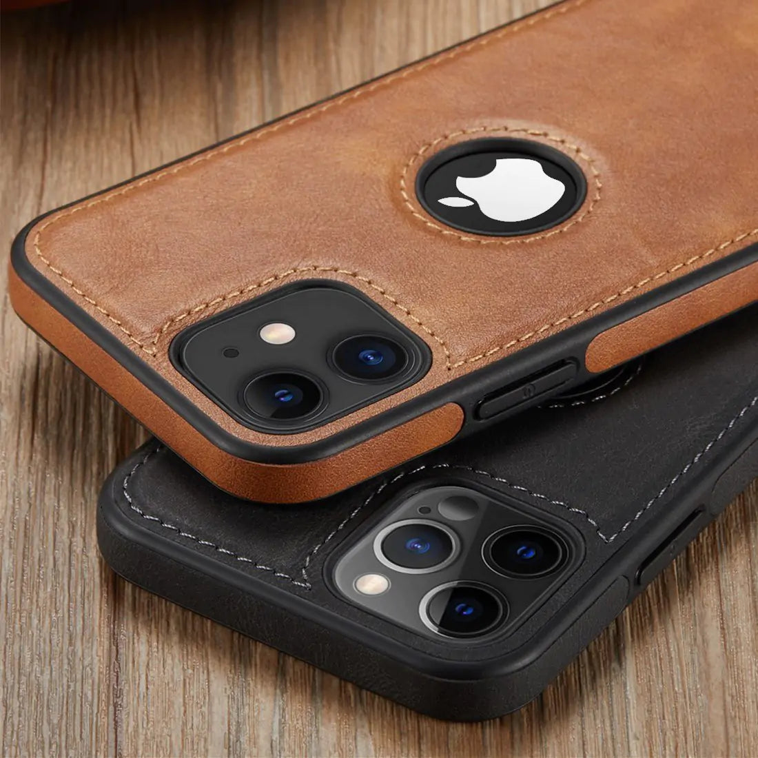 Luxury vegan Leather iPhone Case