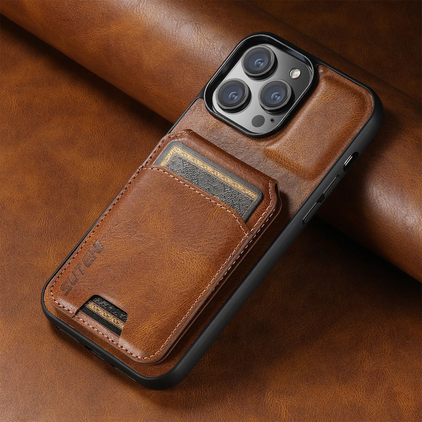 Card Guard Leather iPhone Case