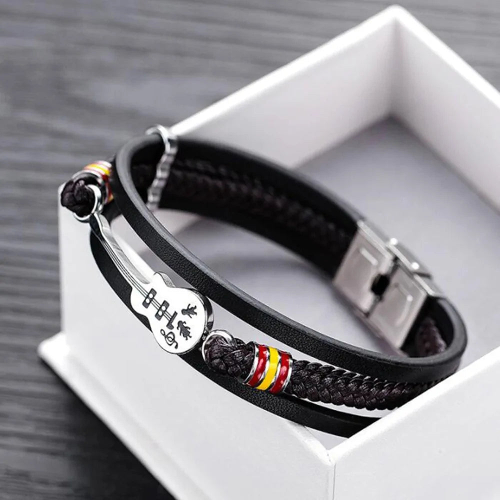 Casual Braided Leather Bracelets