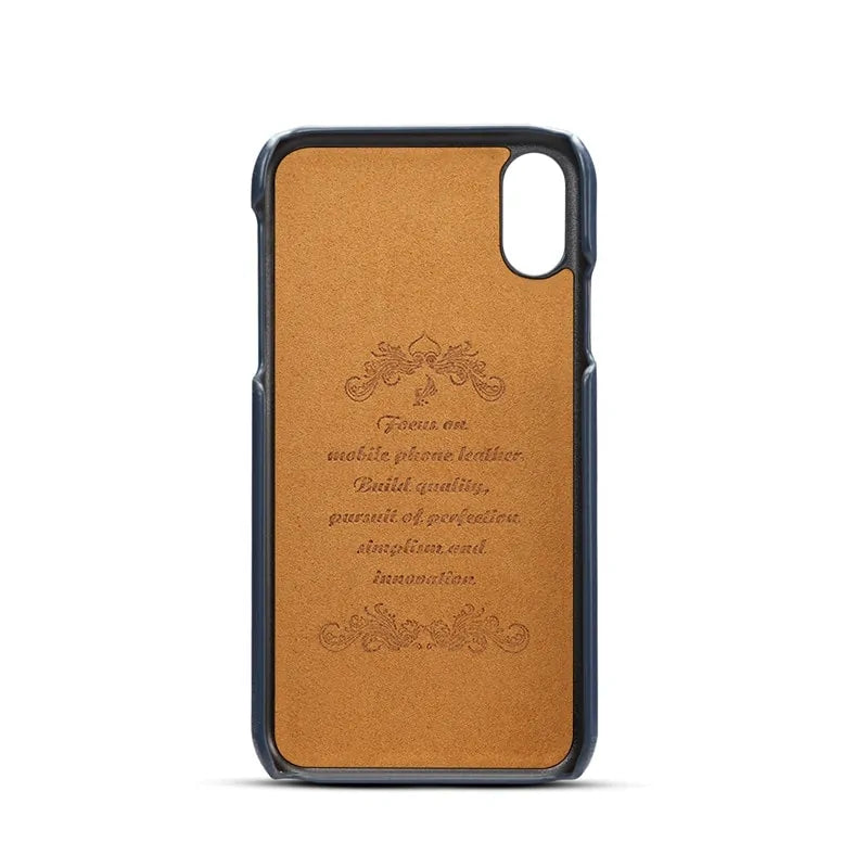 Luxury Leather iPhone Back Cover