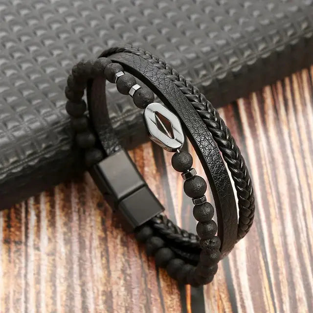 Classic Men's Leather Bracelet